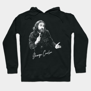 George Carlin // 70s Retro Fan Artwork Hoodie